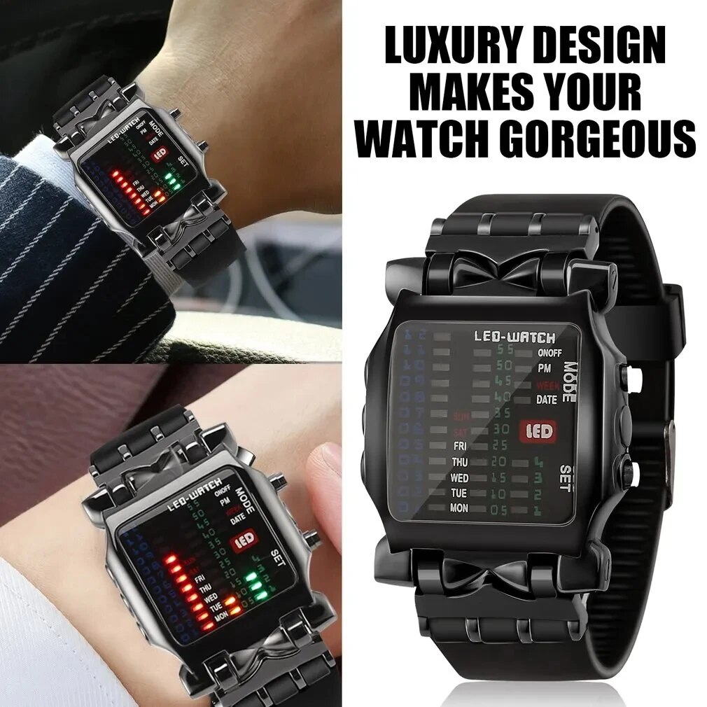 Timex Watches Smartwatch - Binary Led Watch Creative Waterproof Business