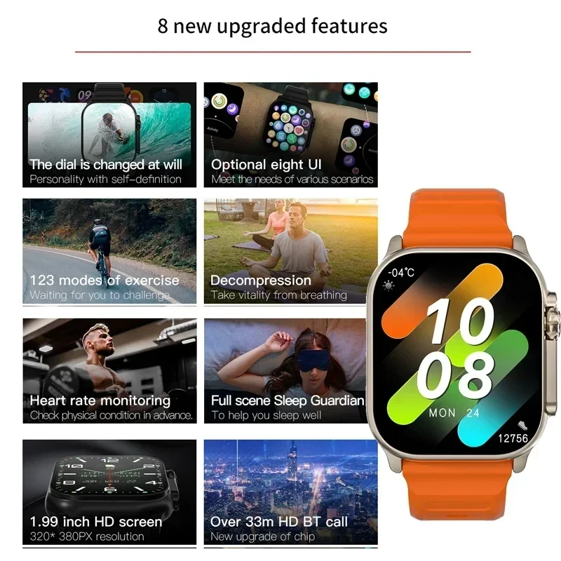 New Watch T10 Ultra Smart Watc - Smartwatch Watches For Girls ulasan dan harga