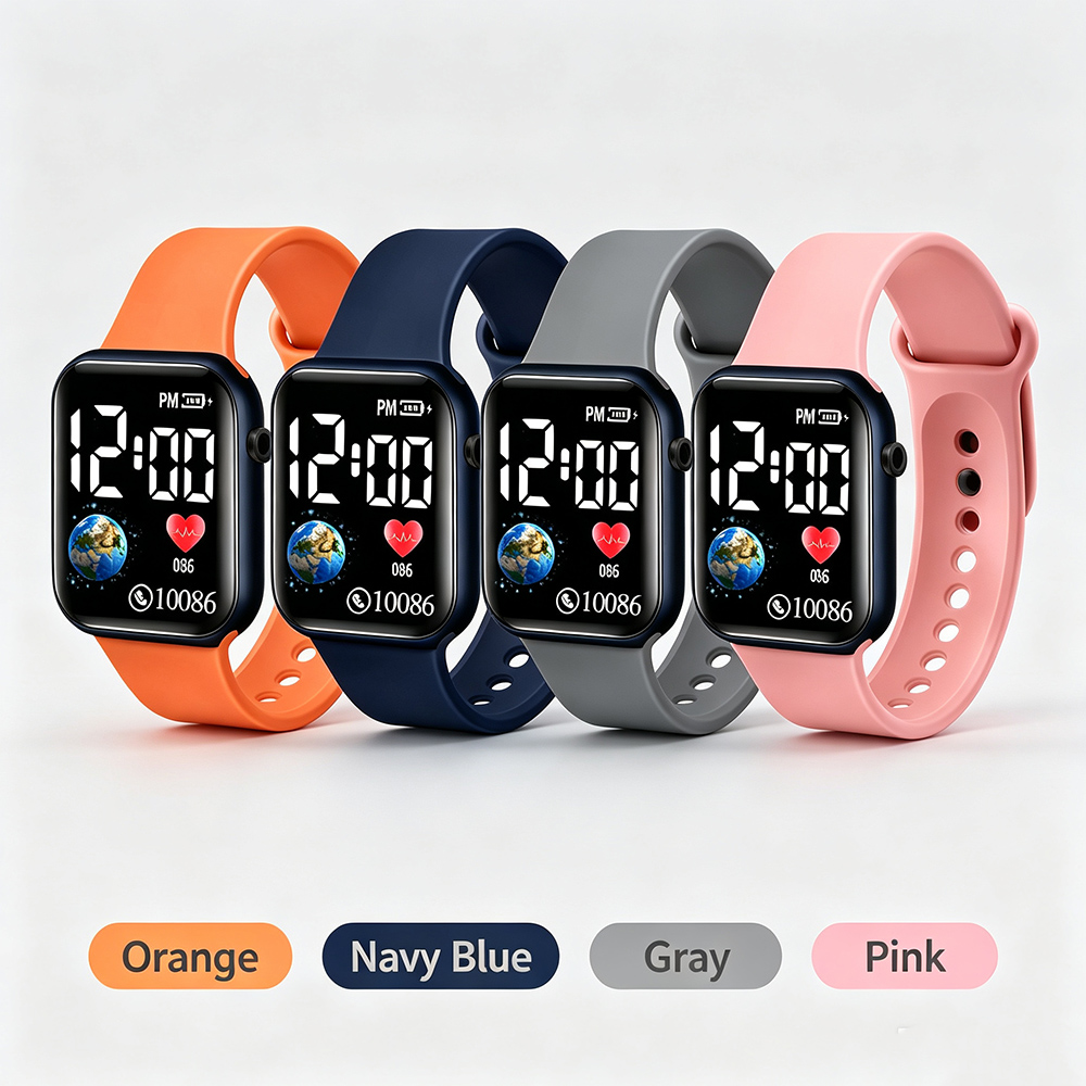 Square LED Digital Watches for - Smartwatch Watches For Girls ulasan dan harga