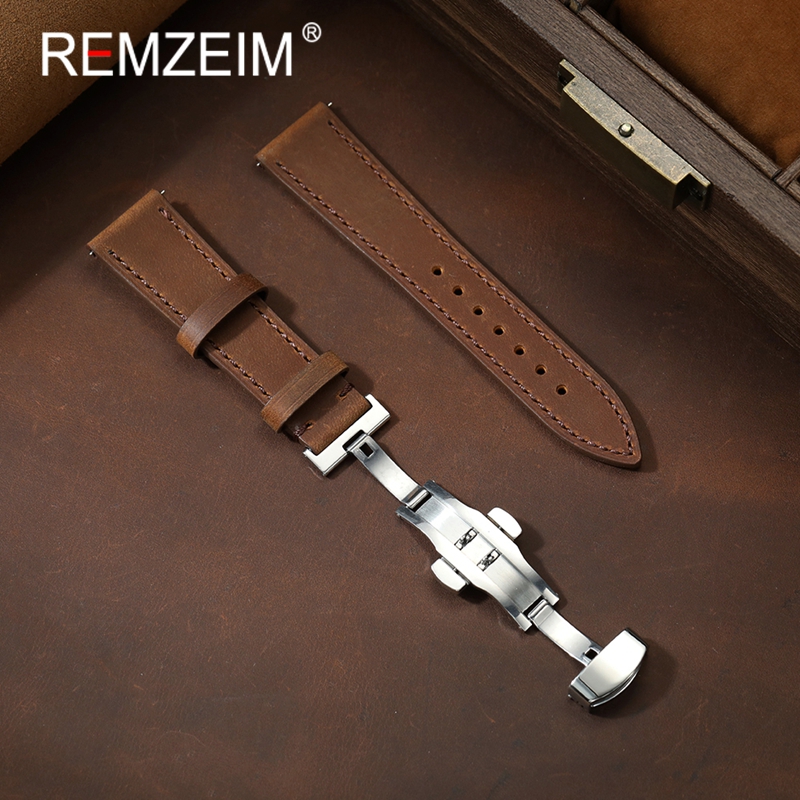 Men Women Unisex Crazy Horse L - Smartwatch Vintage Watches For Women ulasan dan harga