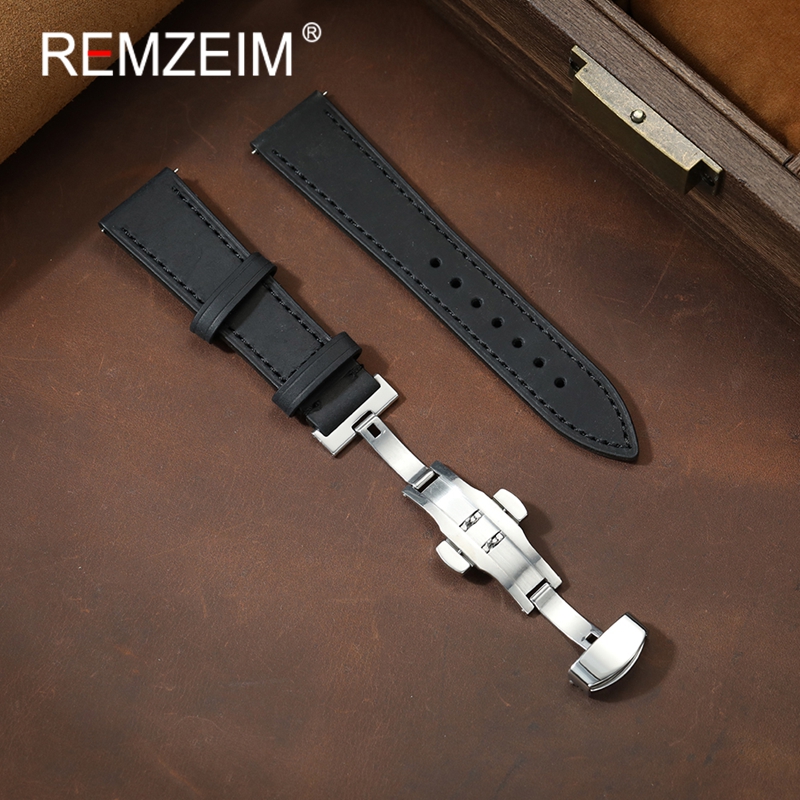 Men Women Unisex Crazy Horse L - Smartwatch Vintage Watches For Women ulasan dan harga