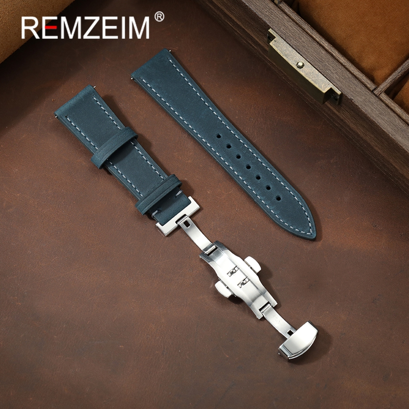 Men Women Unisex Crazy Horse L - Smartwatch Vintage Watches For Women ulasan dan harga