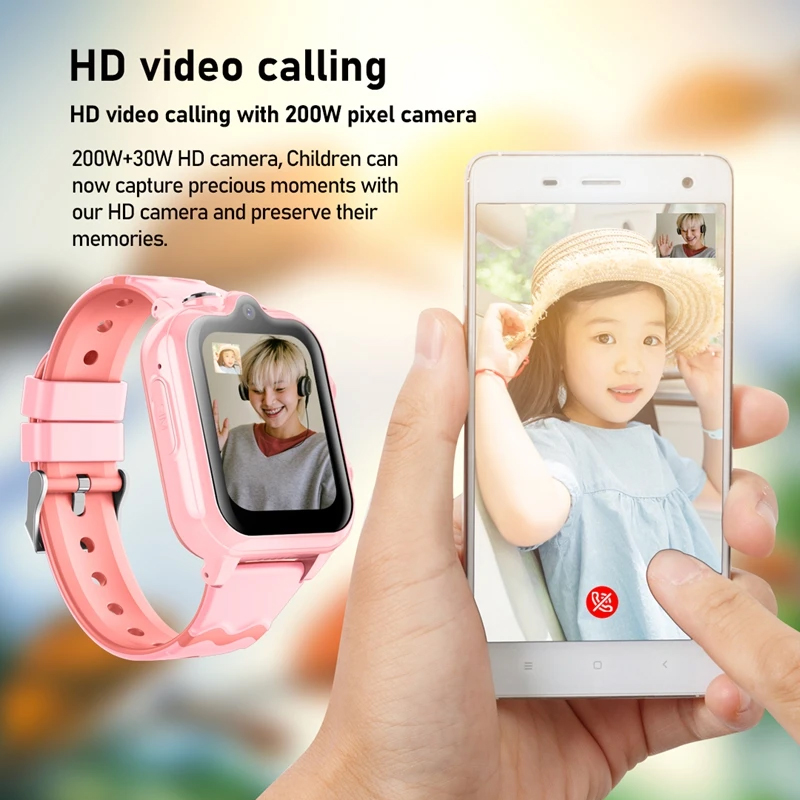 Yoateo Smart Watch Kids 4G KT1 - Smartwatch Watches For Kids With Gps ulasan dan harga