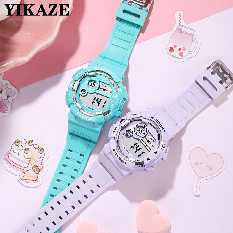 YIKAZE Kids Watches Fashion Lu - Smartwatch Digital Watches For Kid Girl ulasan dan harga