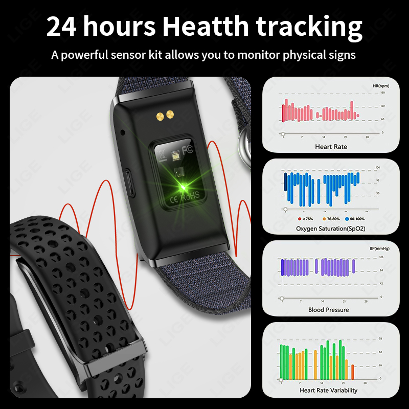 LIGE Smart Watch Heart Rate Bl - Smartwatch Watches Price ulasan dan harga