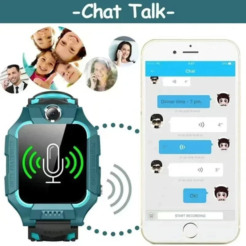 Lenovo 5G Kids Smart Watch Gif - Smartwatch Watches For Girls ulasan dan harga
