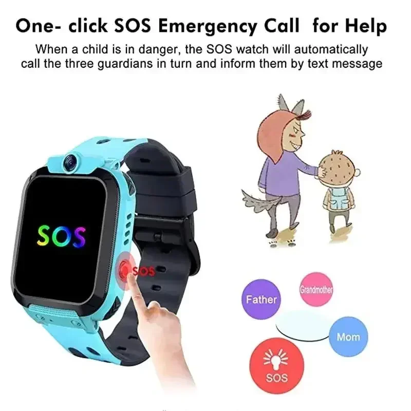 Lenovo Waterproof Smart Watch  - Smartwatch Watches For Kids With Gps ulasan dan harga