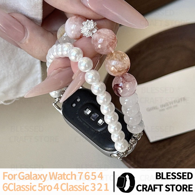 Natural Crystal Pearl Bracelet - Smartwatch Vintage Watches For Women ulasan dan harga