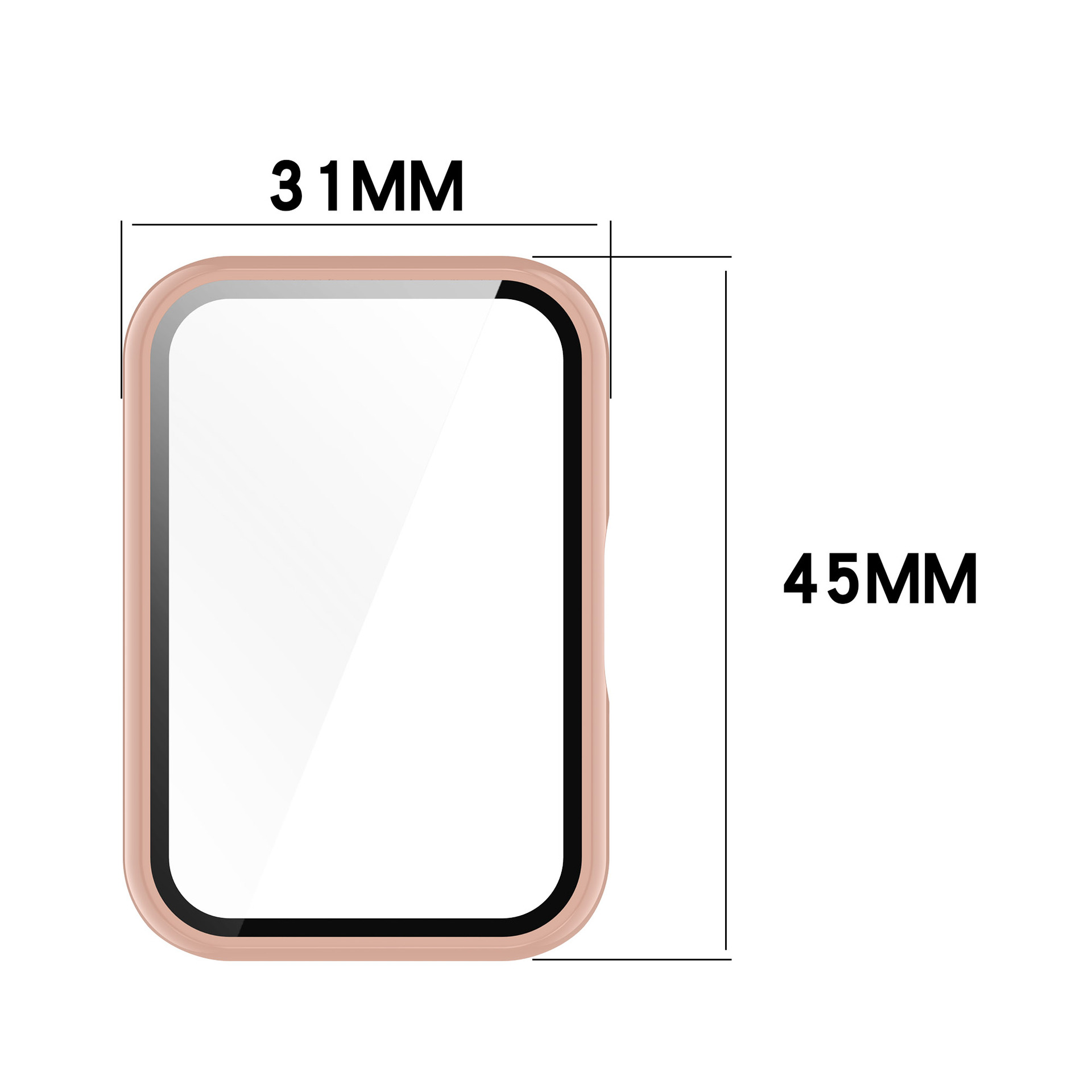 Glass+Case For Samsung Galaxy  - Smartwatch Watches For Girls ulasan dan harga