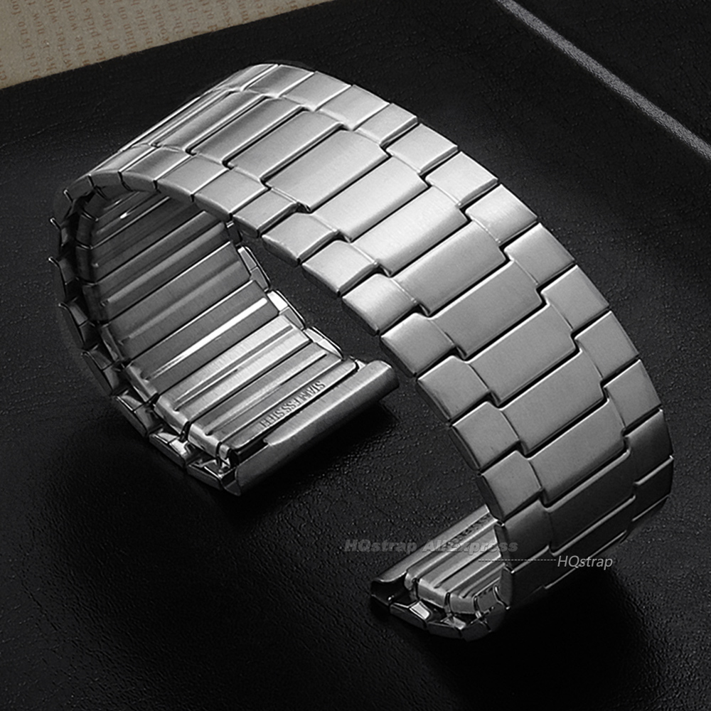 Elastic Steel Watch Strap 22mm - Watches Rolex Smartwatch ulasan dan harga