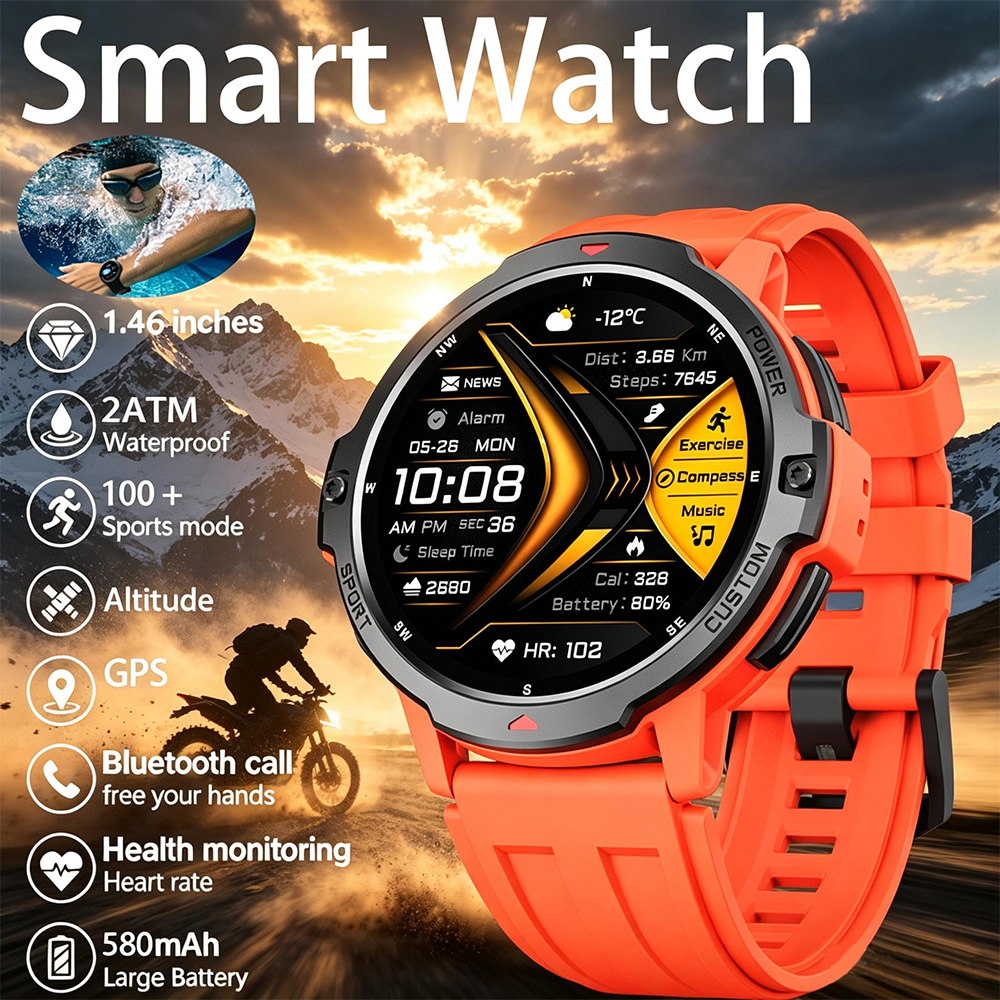 NEW 6-Axis Gyroscope Military  - Timex Watches Smartwatch ulasan dan harga