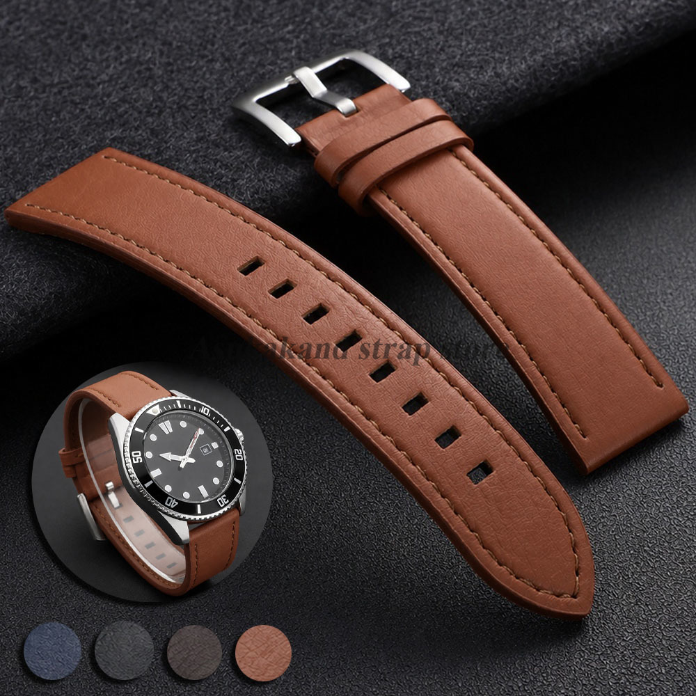 Stitching Leather Watch Band U - Watches Rolex Smartwatch ulasan dan harga