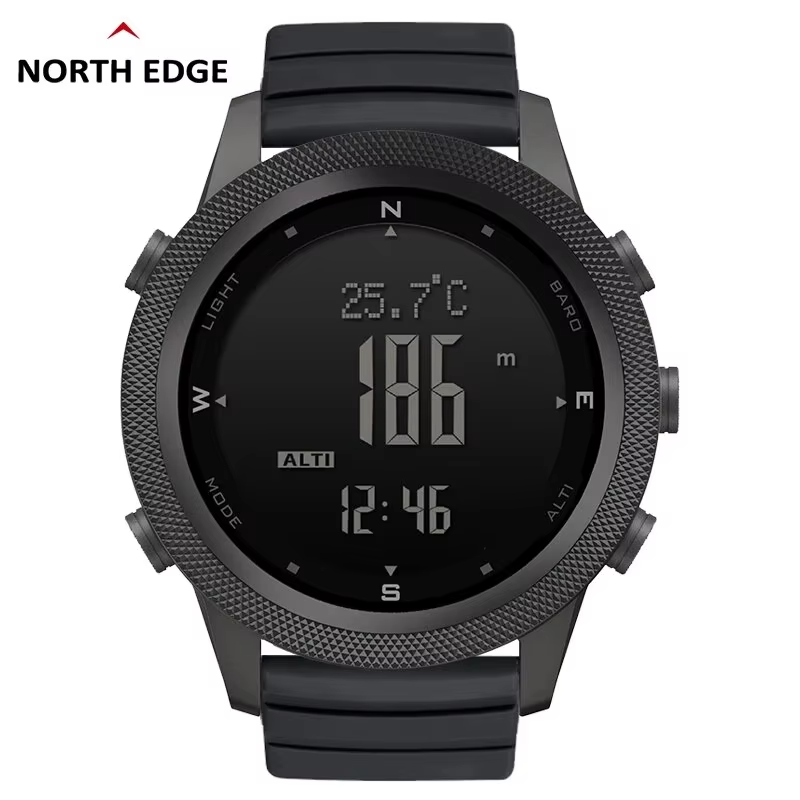 NORTH EDGE APACHE-46 Men Digit - Altimeter Compass Watch ulasan dan harga