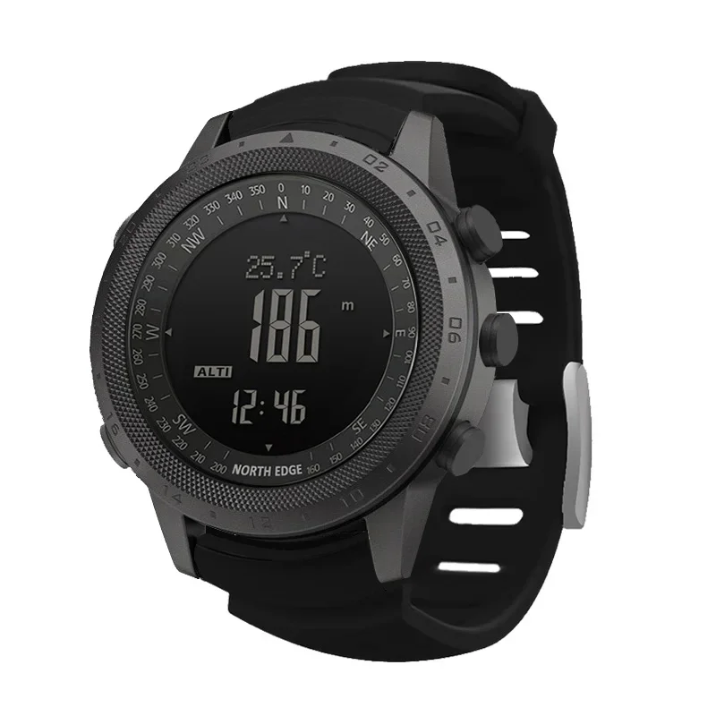 Men Digital Watch NORTH EDGE D - Altimeter Compass Watch ulasan dan harga
