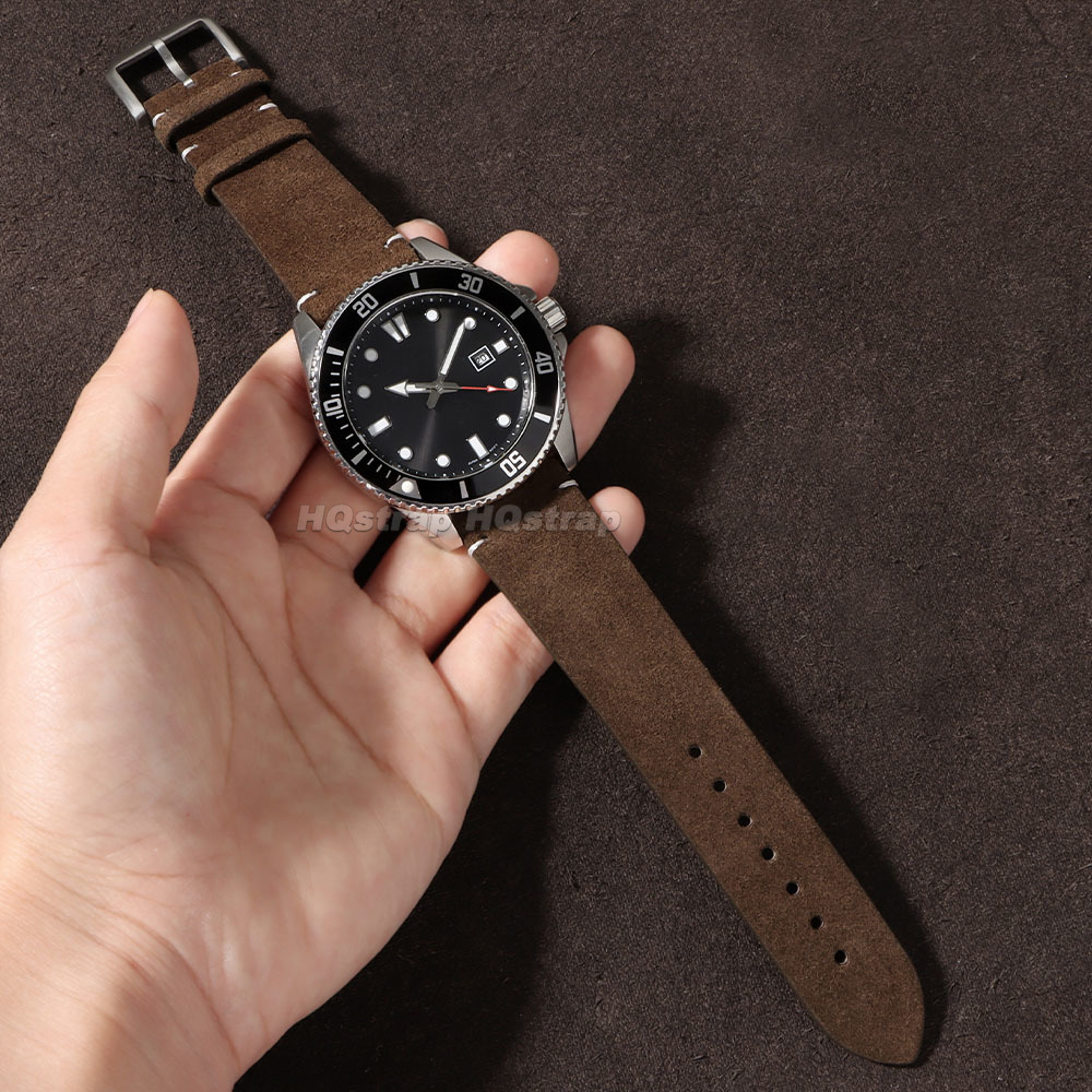 20mm 22mm Soft Suede Leather W - Smartwatch Vintage Watches For Women ulasan dan harga