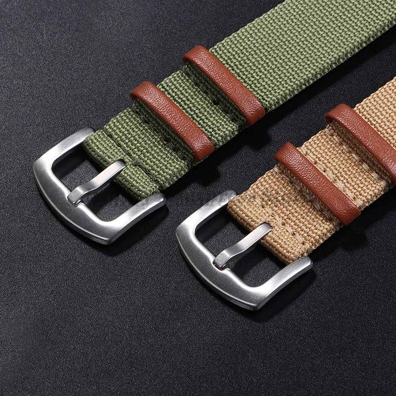 20mm 22mm Canvas Nylon Patch L - Watches Rolex Smartwatch ulasan dan harga