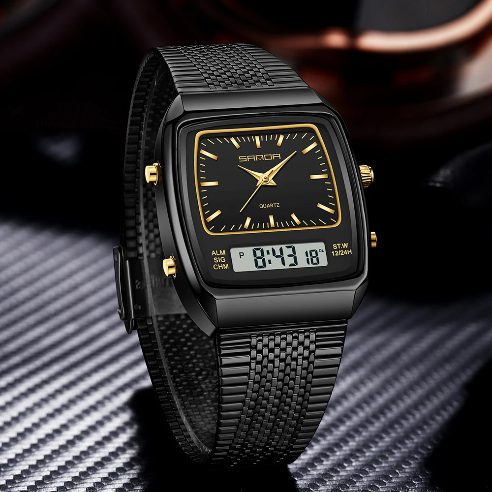 SANDA Watches Men Waterproof A - Timex Watches Smartwatch ulasan dan harga