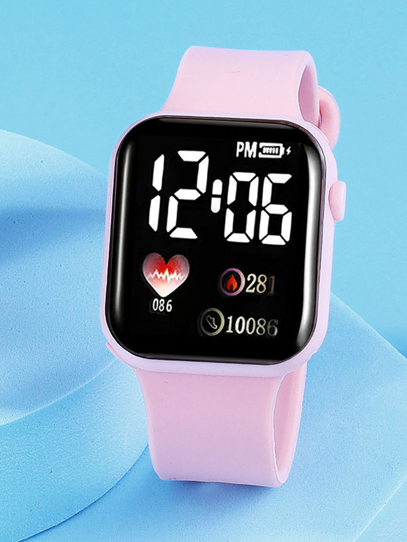 LED Silicone Square Electronic - Smartwatch Watches For Girls ulasan dan harga