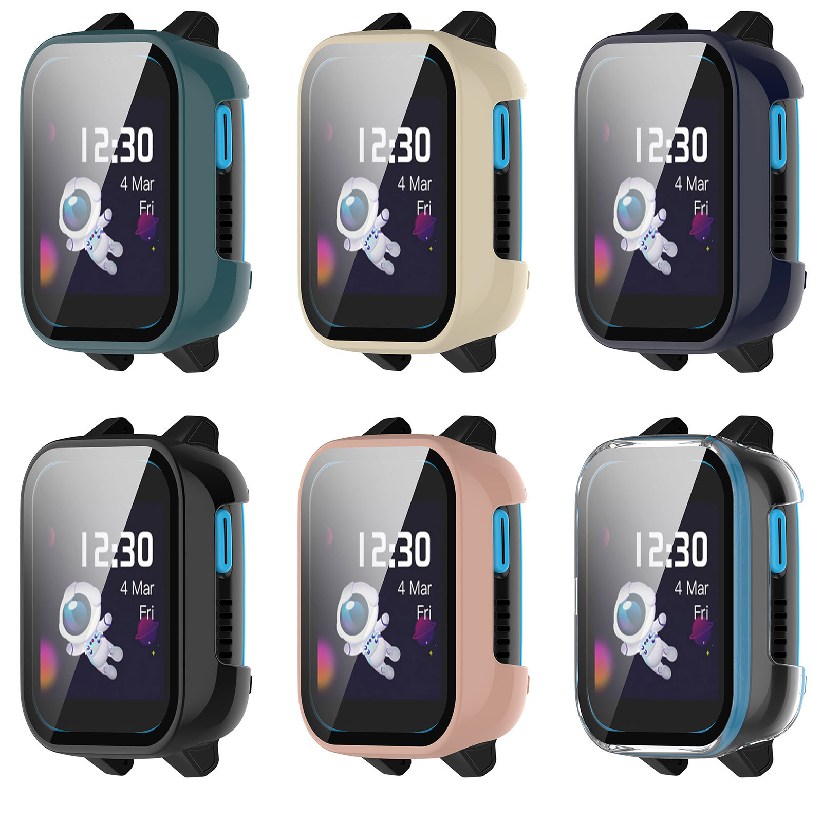 Hard Edge Shell Glass Screen P - Smartwatch Watches For Kids ulasan dan harga