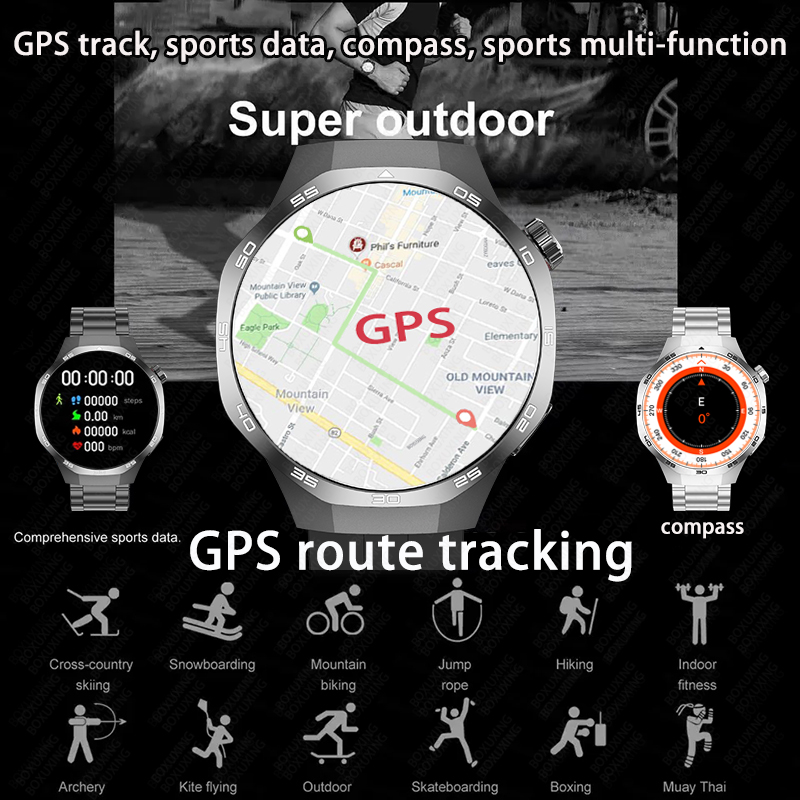2026 New BOXUXING Watch 5 MAX  - Smartwatch Watches For Women With Gps ulasan dan harga