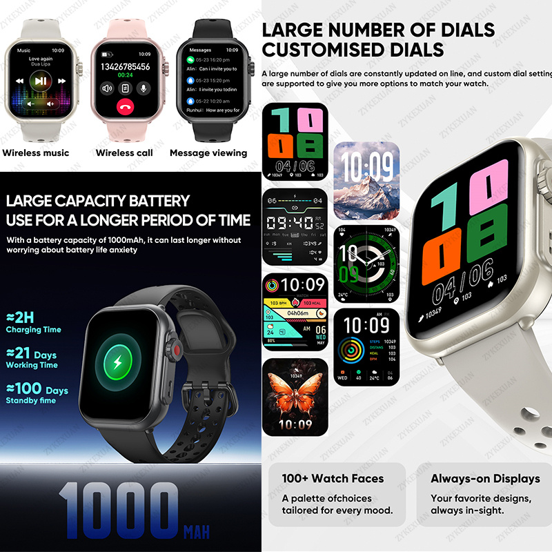 Watch Ultra K62 Men Women 1000 - Smartwatch Watches For Women With Gps ulasan dan harga