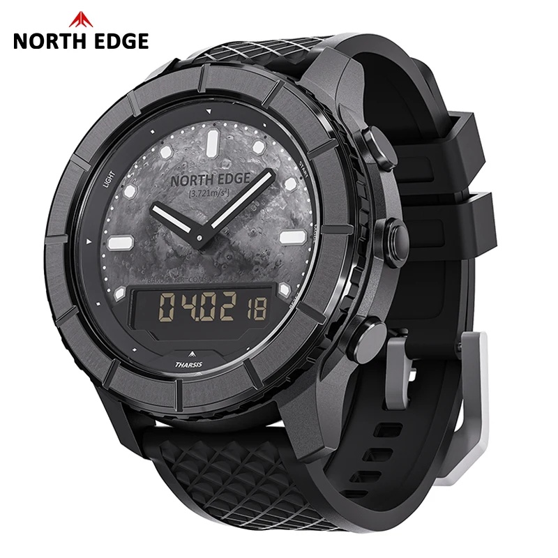 NORTH EDGE THARSIS Men Carbon  - Altimeter Compass Watch ulasan dan harga