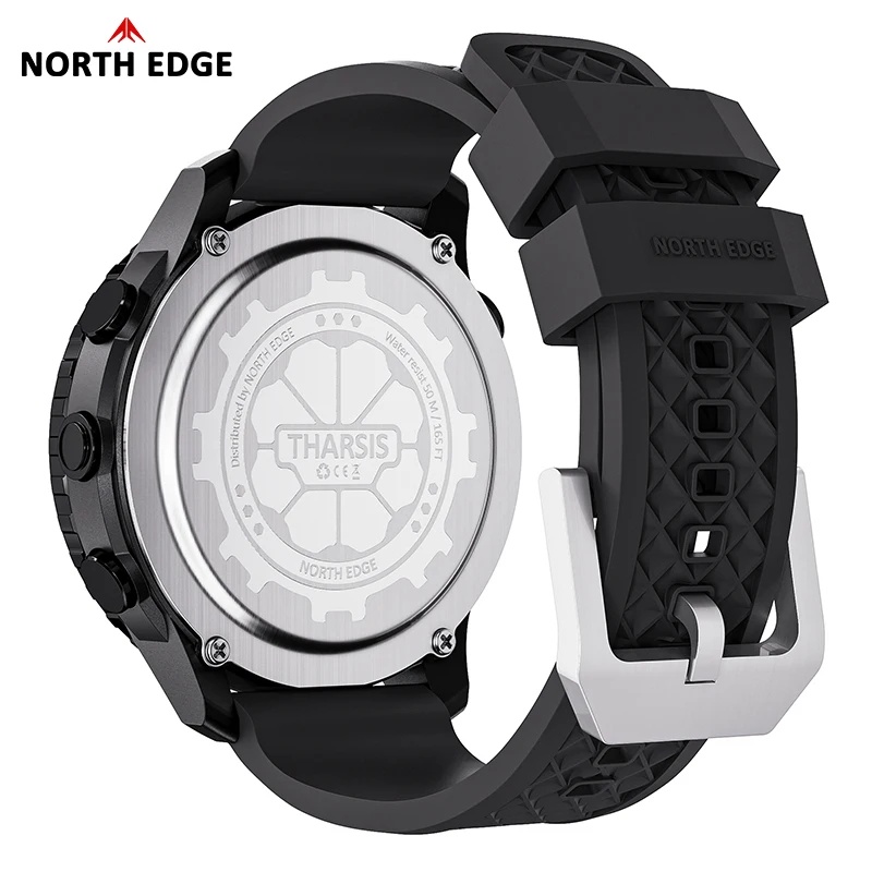NORTH EDGE THARSIS Men Carbon  - Altimeter Compass Watch ulasan dan harga
