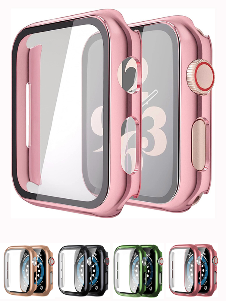Glass+case For Apple Watch ban - Smartwatch Watches For Girls ulasan dan harga