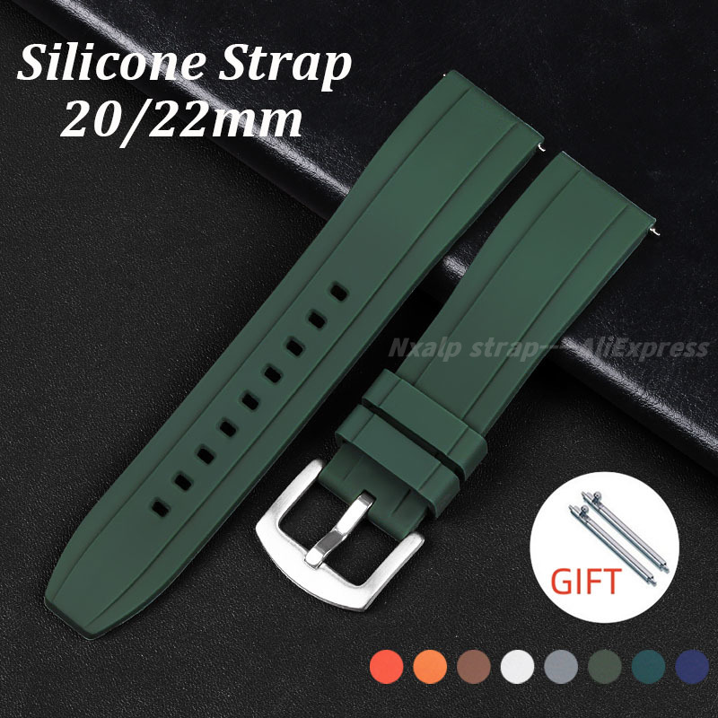 20mm 22mm Silicone Watch Band  - Watches Rolex Smartwatch ulasan dan harga