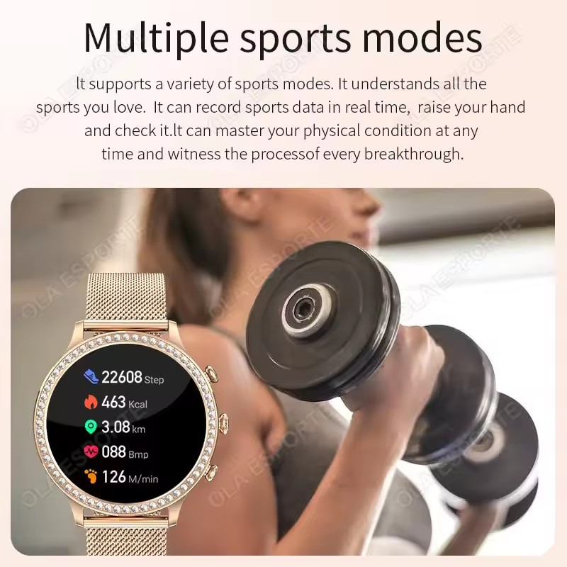 Elegant Ladies' Smartwatch Blu - Watches Ladies Smartwatch ulasan dan harga