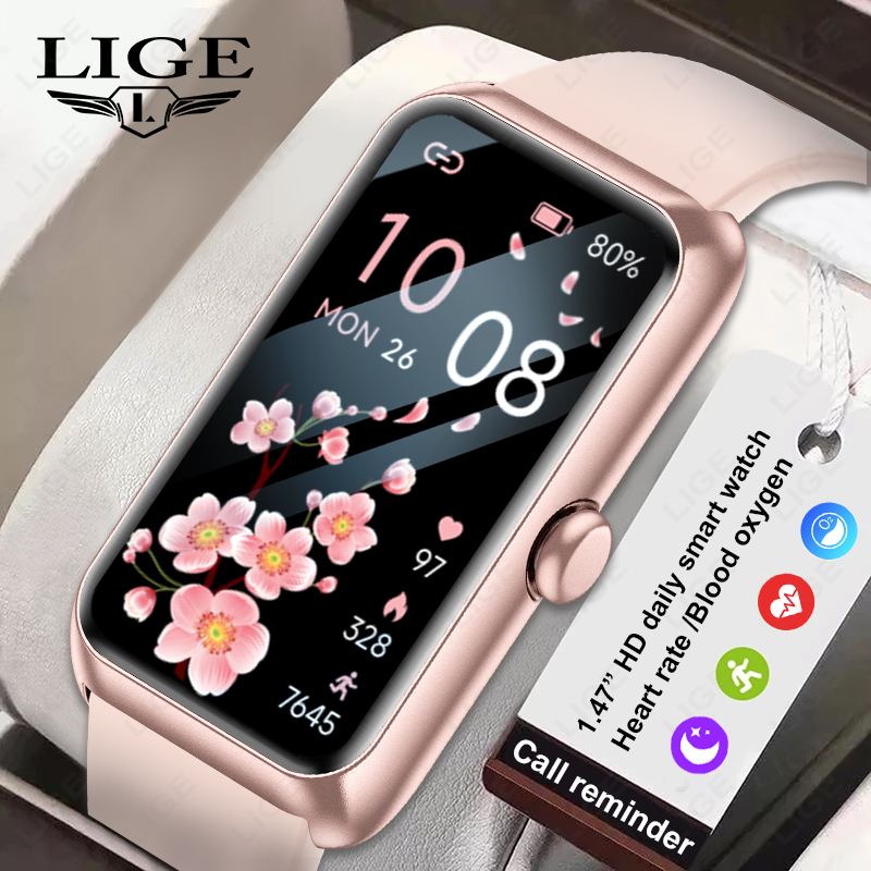LIGE New Fashion Ladies Smart  - Watches Ladies Smartwatch ulasan dan harga