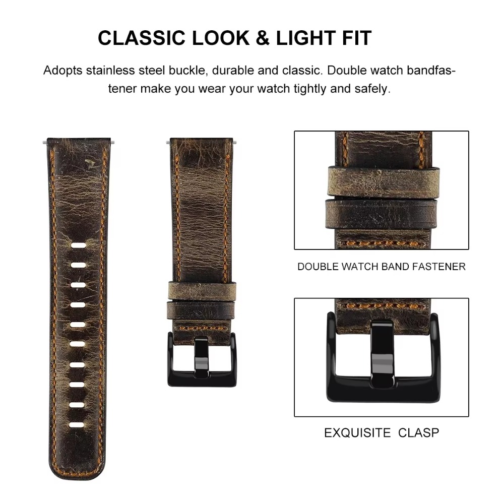 Vintage Leather Band for Samsu - Smartwatch Vintage Watches For Women ulasan dan harga