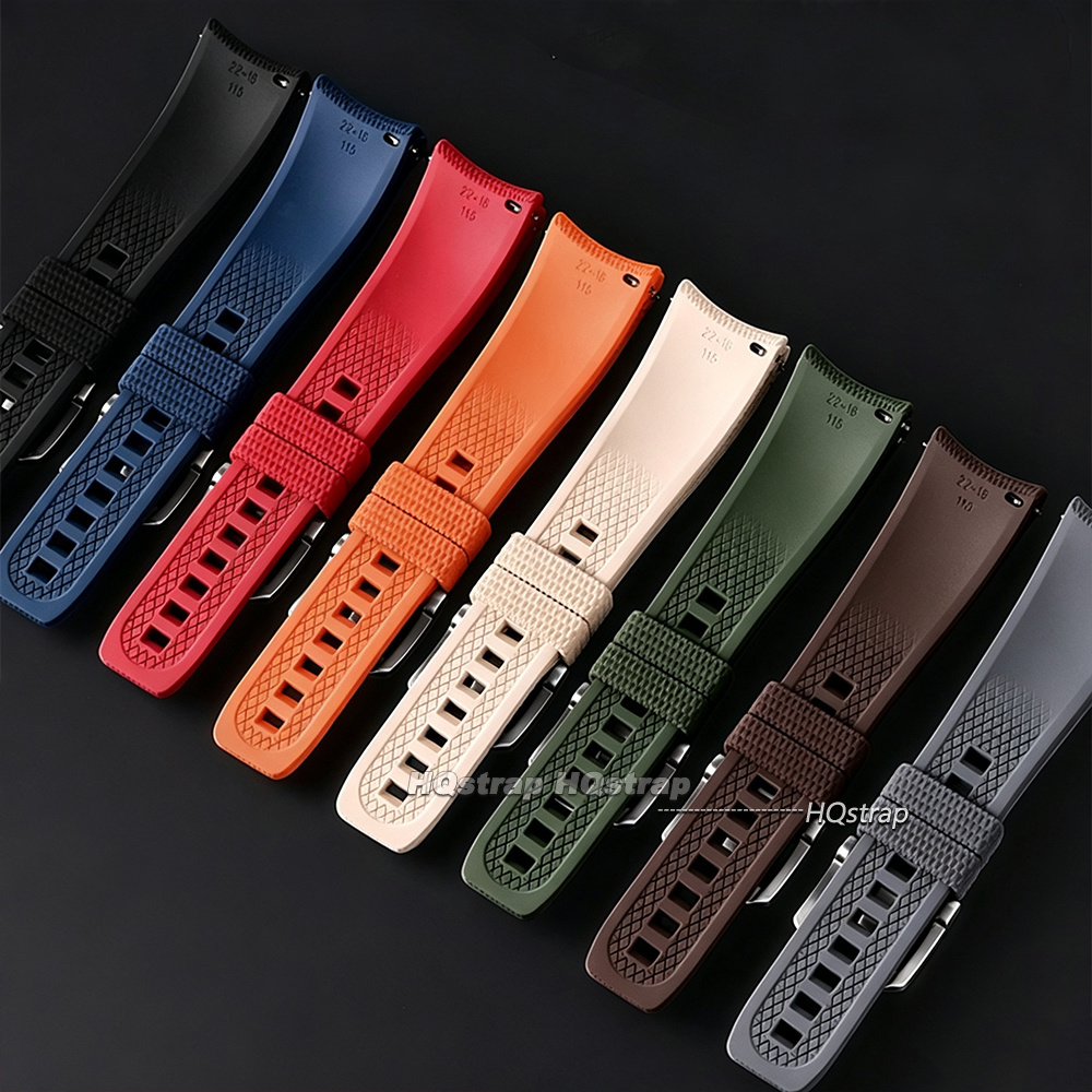 FKM Rubber Watch Strap 20mm 21 - Watches Rolex Smartwatch ulasan dan harga