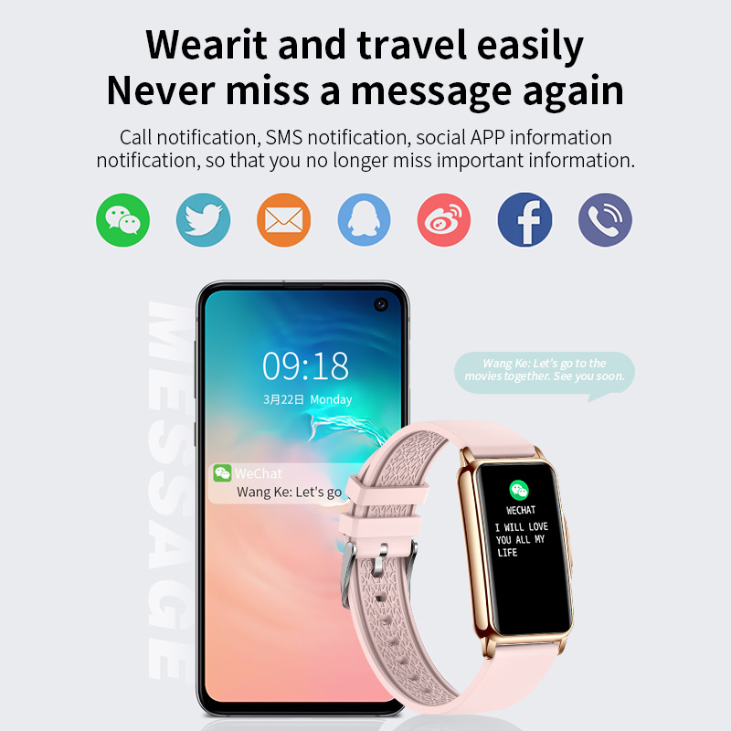 LIGE Pedometer Bluetooth Call  - Watches Ladies Smartwatch ulasan dan harga